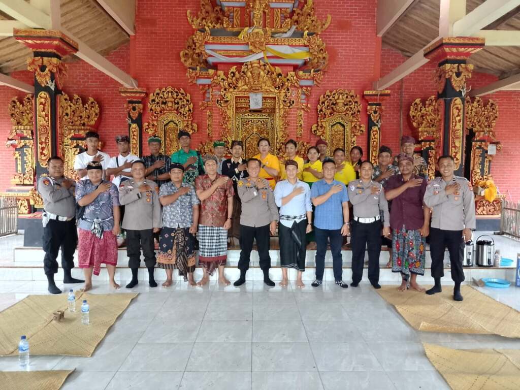 Kapolsek Banjar Agung Gelar Audiensi Perdana dengan Tokoh Adat Hindu Bali